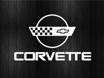 Chevrolet Corvette Logotype Dxf For Cnc Wallpaper