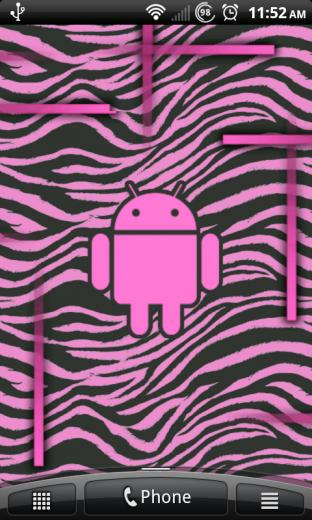 Pink Zebra Live Wallpaper Mjrandroid Development