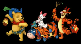 Collectibles Disney Halloween Stick Puppets Tigger Pooh And Piglet