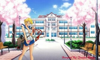School Girl Wallpaper Background Theme Desktop