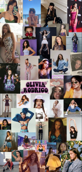 Olivia Rodrigo Collage Celebrity Wallpaper Cute
