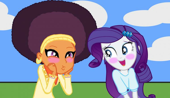 Rarity Bilder Eqg X Saffron Masala With An Afro HD