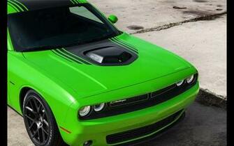 Dodge Challenger Green Static Wallpaper