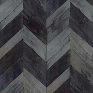 Dark Blue Gray Chevron Wallpaper