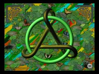 Celtic Knot Wallpaper With Butterflies