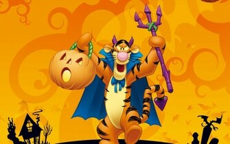 Tigger Halloween Desktop Wallpaper