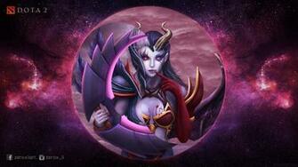 Vengeful Spirit X Queen Of Pain Wallpaper Dota