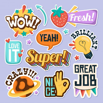 Aesthetic Stickers Wallpaper