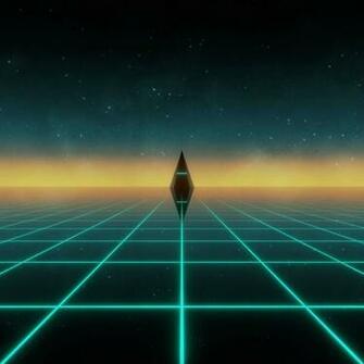 Network Space Illusion Wallpaper