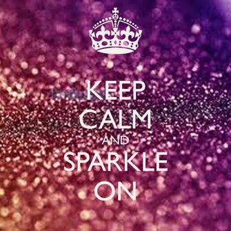 Keep Calm And Sparkle On Carry Image Generator