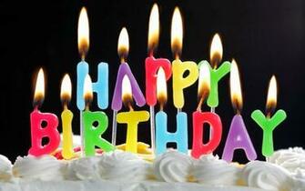 Happy BirtHDay Cake With Candles Is Best Pics For Wishes Or
