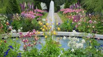 Garden Computer Wallpaper Desktop Background Id