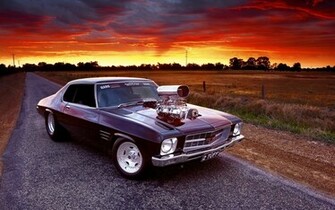 Tuff Muscle Car HD Wallpaper