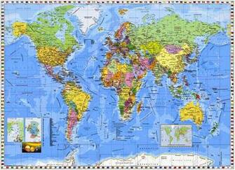 World Map Wallpaper Desktop HD