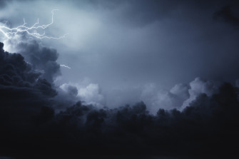 Blue Stock Photos Sky Rain Dark Cloud