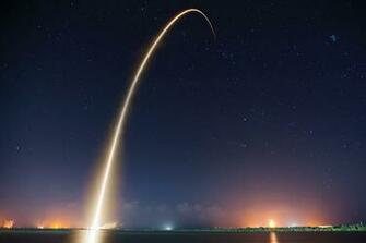 Night Sky Launch Wallpaper HD