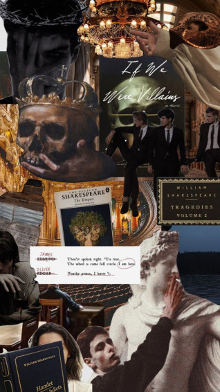 Myfirstshuffle Aesthetic Moodboard Collage Books Shakespeare