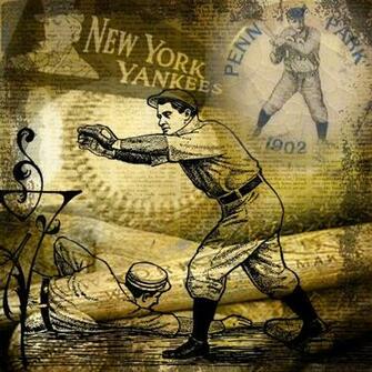 Vintage Baseball Background Bits From