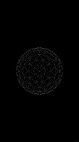 Line Abstract Circle 3d iPhone Wallpaper