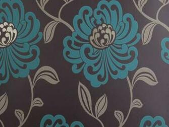 Teal Floral Wallpaper Is Lush Exciting That Captures The