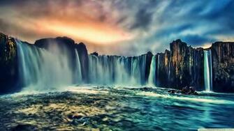 Living Waterfall Wallpaper High Definition