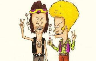 Wallpaper Hippie Painting Cigarette Beavis And Butt Head