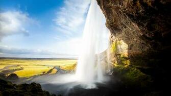 Seljalandsfoss Waterfall Iceland 4k Ultra HD Desktop Wallpaper