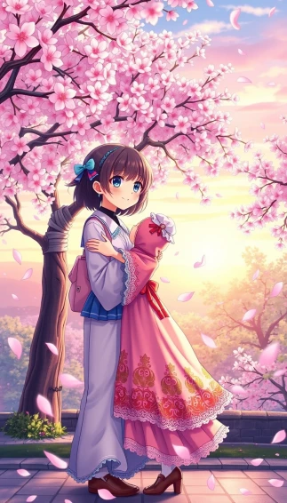 Anime Couple Mobile Wallpaper