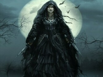 Dark Witch Wallpaper