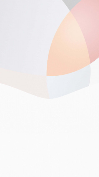iPhone White Abstract Colors Wallpaper