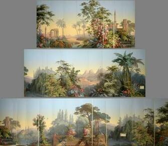 Mural Painting Ct Zuber Wallpaper Reproduction Part By Marc