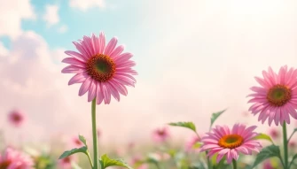 Pink Sunflower Wallpaper
