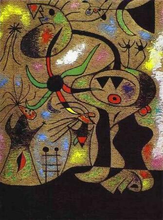 The Escape Ladder Joan Miro Wallpaper Image