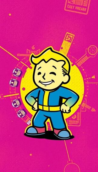 Vault Boy Phone Wallpaper