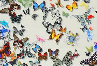 In This Christian Lacroix Butterfly Parade Fabric And Wallpaper