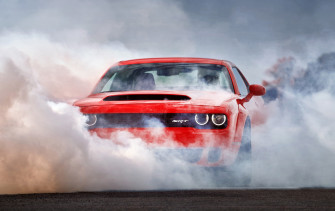 Red Dodge Challenger 4k HD Wallpaper Image