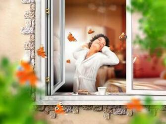 Funny Good Morning Wallpaper