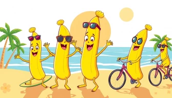Funny Banana Wallpaper