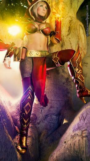 Jessica Nigri Blood Elf Desktop Background Spartacus Wallpaper