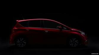 Nissan Note Red Side HD Wallpaper