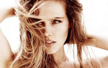 Wallpaper Look Girl Face Hair Actress Isabel Lucas