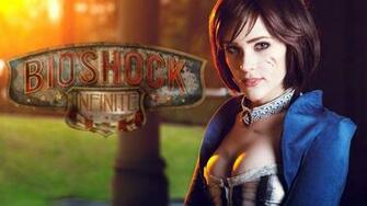 Bioshock Infinite Elizabeth Cosplay Brunette Wallpaper
