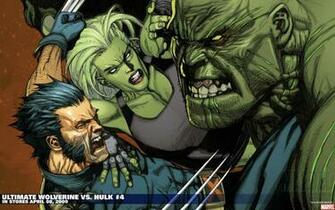 The Hulk Vs Wolverine Desktop And Mobile Wallpaper Wallippo