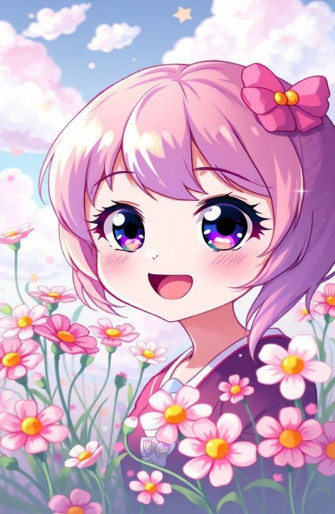 Cute Anime Girl Wallpaper