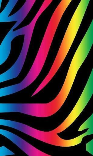 Rainbow Zebra Print App For Android