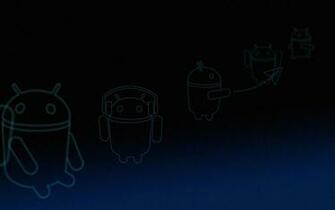 Roid Honeycomb Blue Linebots Wallpaper HD