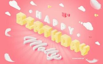 Wallpaper Happy BirtHDay Molly 3d Art