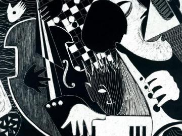 Wallpaper And Photos Jazz Art Painting