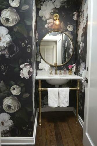 The Pattern Is Called Dark Floral And By Designer Ellie Cashman
