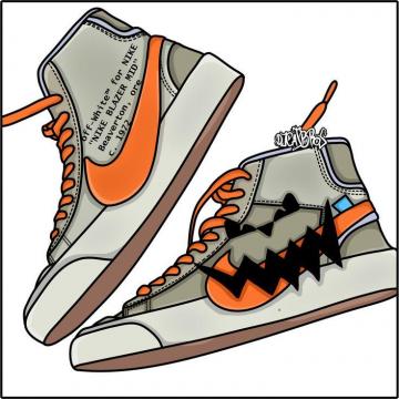 Jordan Custom Sneaker Art Shoes Wallpaper Shoe Poster